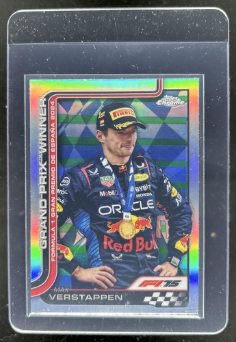 2025 Topps Chrome F1 Formula 1 Max Verstappen Refractor Grand Prix Winners #102