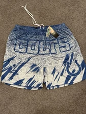 Deadstock Rare Indianapolis Colts Chalk Line NFL shorts  Size 3XL