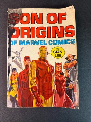 Sons of Origins of Marvel Comics by Stan Lee Simon & Schuster 1975