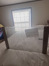 Discontinued RARE IKEA MALM clear glass dresser topper 80X48