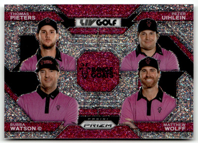 2024 Panini Prizm Liv Golf No. 64 Bubba Watson Wolff Pieters 195/299