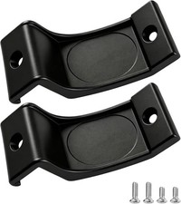 Shower Door Towel Bar Brackets for Bypass Doors Nylon Bracket Set