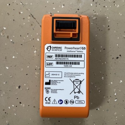 Cardiac Science Powerheart AED G5 Intellisense Battery XBTAED001A 100%