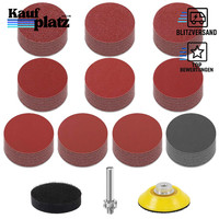 Schleifpapier Klett 50Mm 80-3000 KöRnung 100 StüCk Schleifscheiben Pad Kit