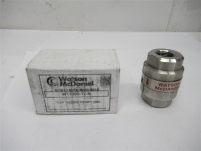 Watson McDaniel WT1000-12-N , 1/2'' NPT Thermostatic Steam Trap