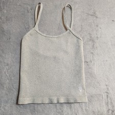 New Free People Movement Gym Yoga Tank Seamless XS/S Ribbed Gray Athleisure