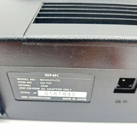 SNK Neo Geo CD Console Complete in Box 2 Controllers Near Mint Japan Retro Rare