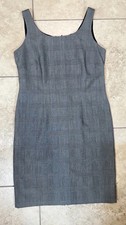 Vintage Gray Plaid Sleeveless Jumper Dress by Jessica Howard Size 6 / Small