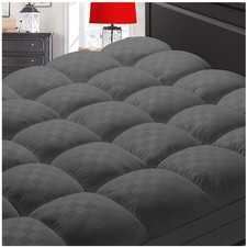 Cooling Mattress Pad King, Deep Pocket, Down Alternative
