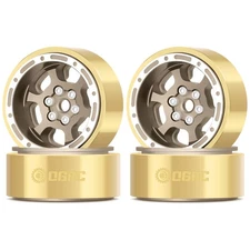 OGRC 1.0 Beadlock Wheel Rims 6-Spoke Rims with Brass Ring Negative Offset 3.7...