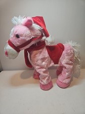 Dan Dee Collector  s Choice Animated Christmas Horse Plush Pink READ DESCRIPTION