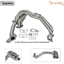 For 2002-2006 Subaru Impreza Wrx Sti Ej205 Ej255 Stainless Exhaust Manifold Kit