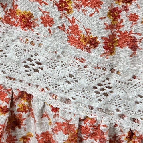 Blusa túnica campesina boho cottagecore con ribete floral de encaje Babydoll XXL para mujer - Imagen 3 de 12