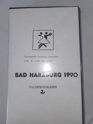 HIGHLIGHT: 29x VHS Tanzsport Trainerlehrgang DTV Bad Kissingen/ Harzburg + LAIRD