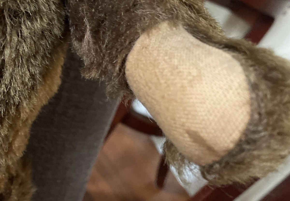 17” ANTIQUE 1930s KNICKERBOCKER METAL NOSE MOHAIR TEDDY BEAR | eBay