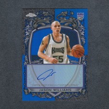 2025-26 Topps Chrome Signature Jason Williams Blue Refractor Auto 127/150 #YB