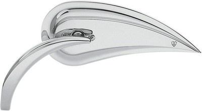 Arlen Ness Rad III Teardrop Chrome Mirror Left Die-Cast 13-090