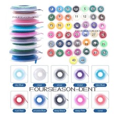15 Feet/Roll Dental Orthodontic Elastic Power Chain SHORT For Braces 44 Colors