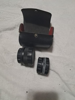 Gemini Telephoto And Wide Angle Lenses For Canon Sureshot II AF35M-2 With Case