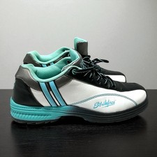 KR Strikeforce Women's Starr White/Black/Teal Bowling Shoes size 8W