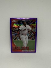 2010 Topps Chrome - David Ortiz #128 Purple Refractor 528/599
