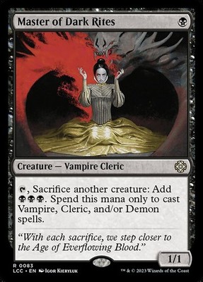 MTG Master of Dark Rites [LCC] #83