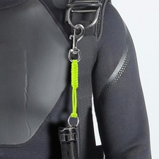 Scuba Diving Lanyard Snap Hook Clip Rotatable with Quick Release Buckle for