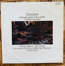 Schubert Klavierquintett  A-Dur, Forellen Quintett,LP Vinyl Eterna 8 25 873 1972