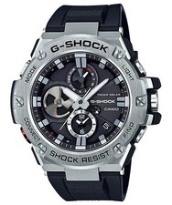 Casio G-Shock GSTB100-1A Solar Black Dial Men s Black Resin Band Watch Brand New