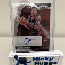 2024-25 Panini Prizm Keshad Johnson Rookie Signatures Auto RC - Miami Heat