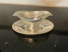 Vintage Silver Plated Double Spout/Pour Gravy Boat or Sauce Bowl
