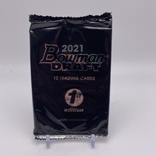 🔥 2021 Bowman Draft 1st First Edition Baseball Factory Sealed Hobby Pack 🛳️