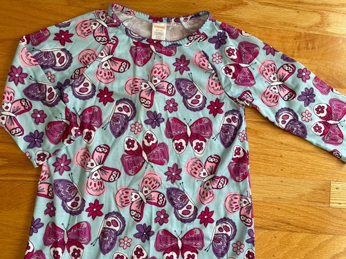 NWT GYMBOREE WILD FLOWER WEEKEND Butterfly Nightgown Pajamas PJs Size L 10-12 - Picture 2 of 2