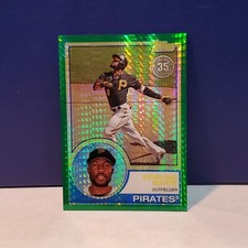#140 Starling Marte Pittsburgh Pirates 2018 Topps Green Parallel Numbered /99