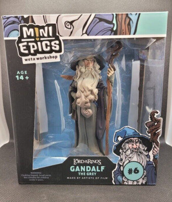 WETA Workshop Mini Epics - The Lord of The Rings: Gandalf The Grey #6 NIB Figure