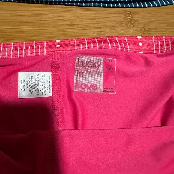 Lucky in love pretty tennis top (M) and skirt (L) eBay