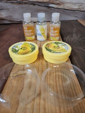 The Body Shop Sweet Lemon Body Butter 1.69 oz Shower Gel READ Hand Sanitizer