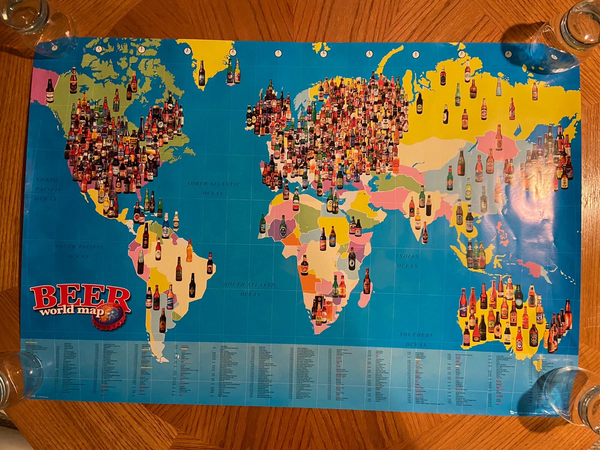 Beers Of The World Map