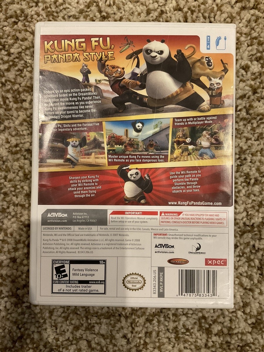 Kung Fu Panda - Nintendo Wii Game 47875833432| eBay