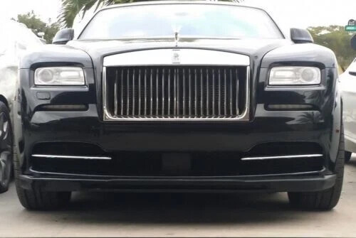 Front Bumper Lip Spoiler Linea Tesoro Style For Rolls-Royce Wraith 2014-2017