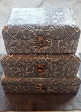 Handmade Jewellery Box For Women Aniverseary Gift Box  Pack of 3 