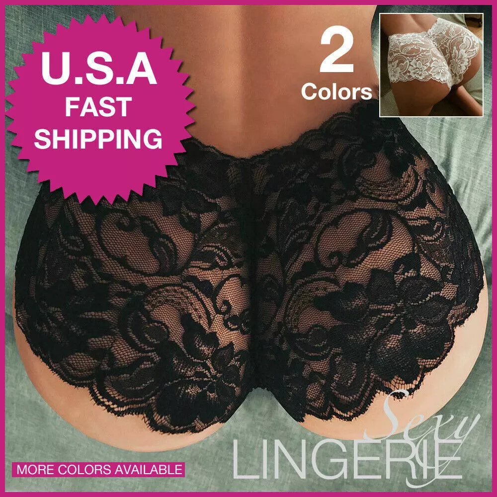 Interior Encaje Floral Sexy para Mujer Cintura Elástica Bragas eBay