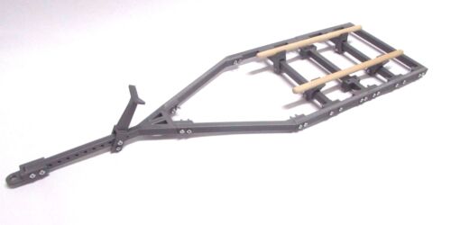 Radio Control Boat Trailer frame KIT NO WHEELS NO AXLE for rc boat nqd 1/10  - Afbeelding 1 van 12
