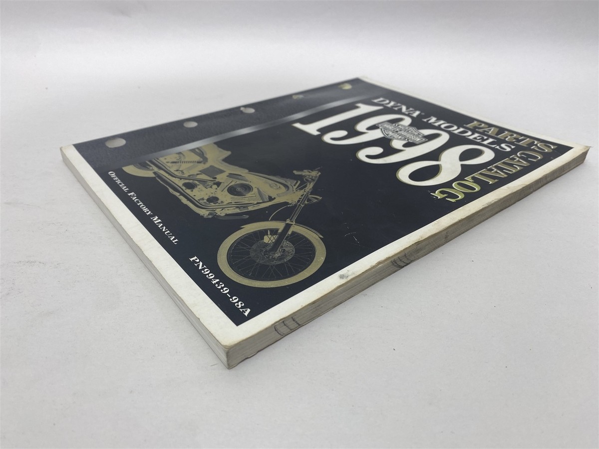 Harley-Davidson 1998 Dyna Models Parts Catalog 99439-98A | eBay