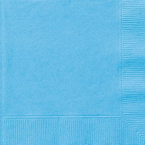 Unique Light Blue Beverage Napkins, 20ct - Picture 1 of 1