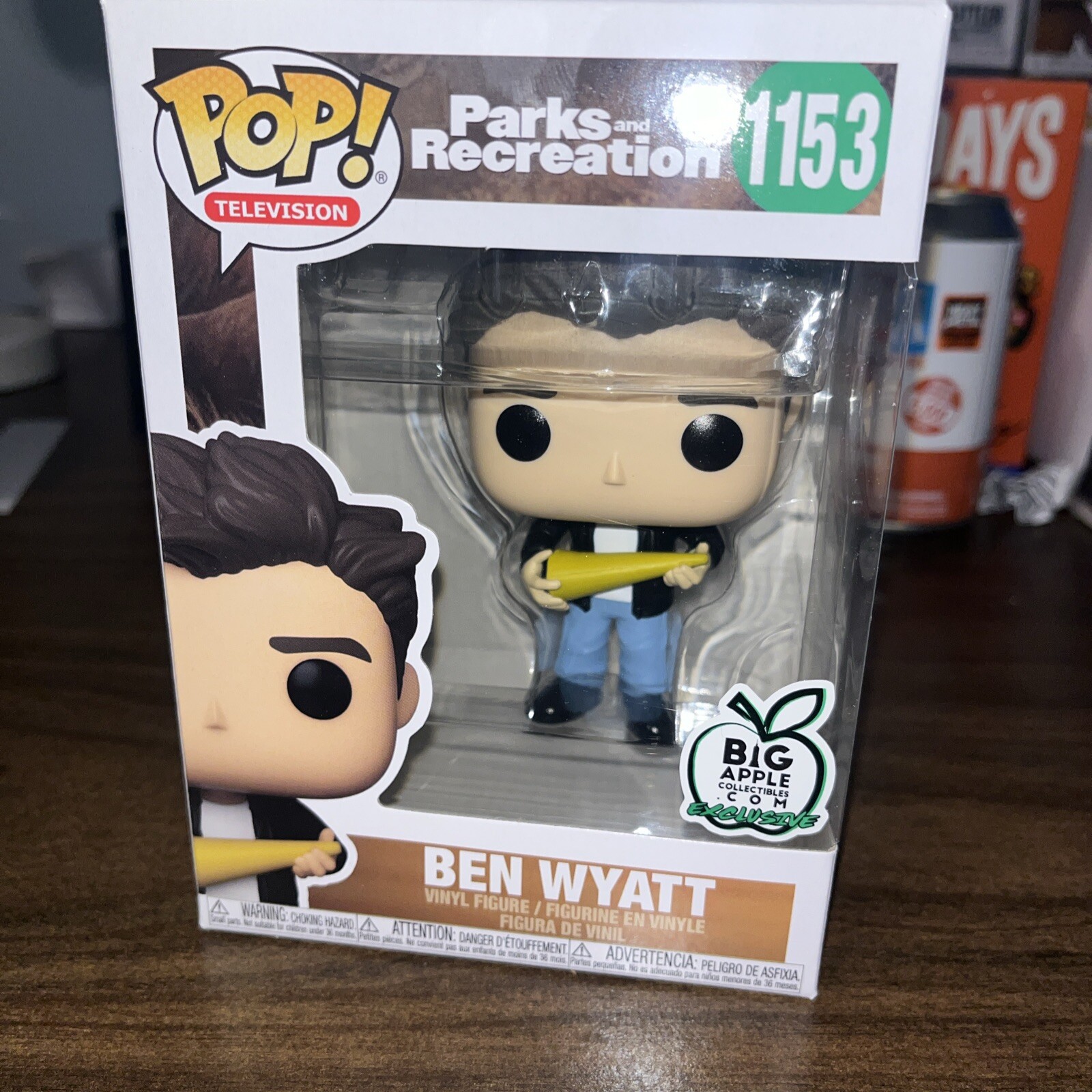 Sale Funko Pop! Vinyl: Ben Wyatt - Big Apple Collectibles #1153 Parks And Recreation