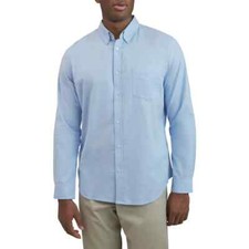 NWT Ben Sherman Men's Oxford Long Sleeve Button Up Shirt, Stretch fabric, XL