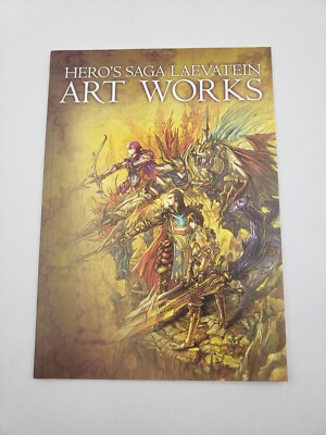 NDS Hero's Saga Laevatein Tactics First Released Bonus Art Works Book NO GAME