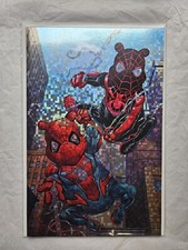 Do You Pooh Spider-Pooh Marat Nauck Homage) Virgin Spider Pooh AP3 Confetti Foil comic cover