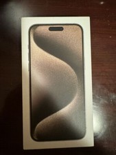 iPhone 15 15 Pro Max Retail Box w/ Manual USB-C to Type C Charging Cable Option